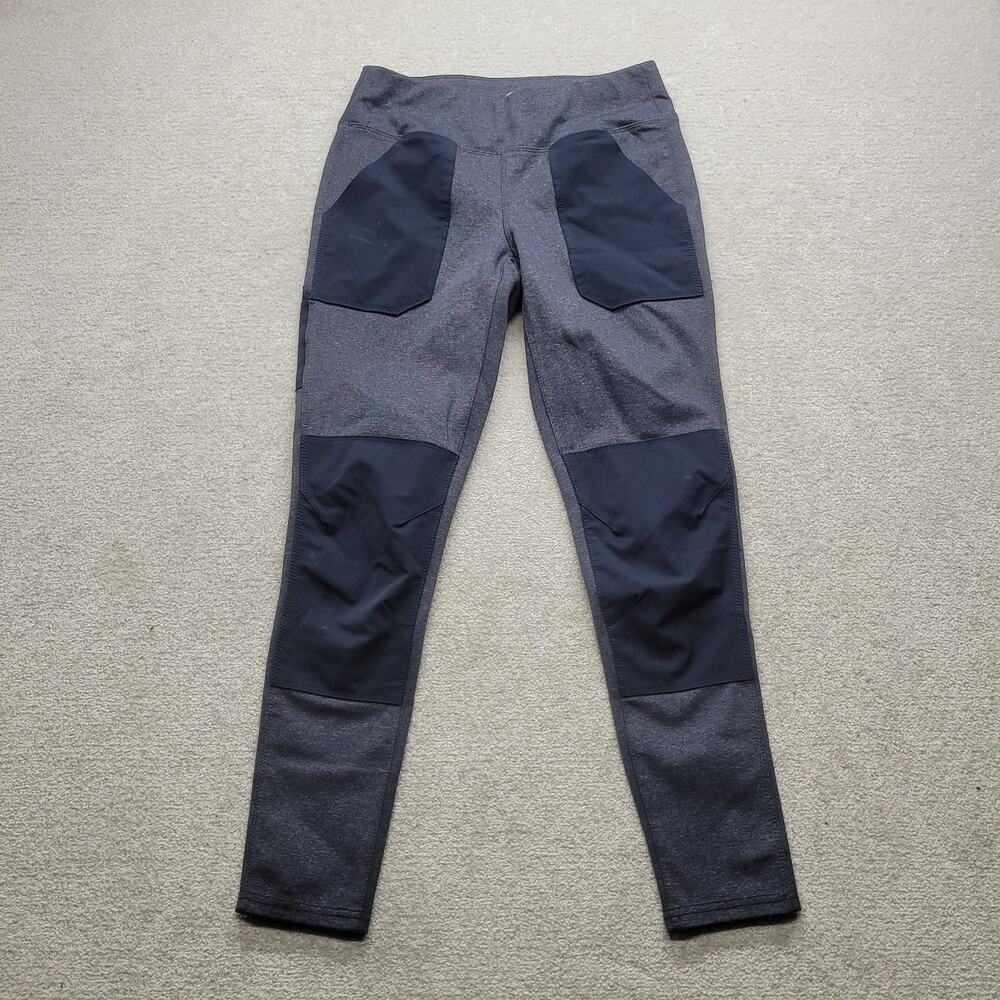 Carhartt Womens 4/6 S Regular Fitted Force Work Pants Gray Stretch Utility
